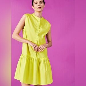 D DELUC Mizram Dress Lime